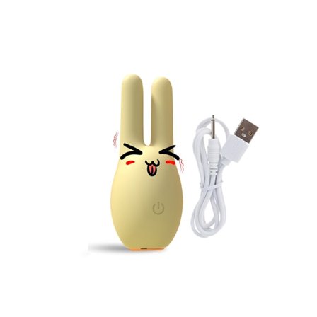 10 Lägen Massage Vibrator för Kvinnor (Gul)