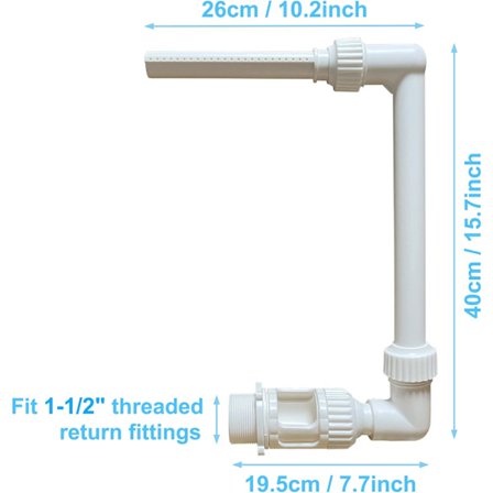 Pool Vandfald Springvand, Sjov Sprinklere til Overjordiske og Nedgravede Pools