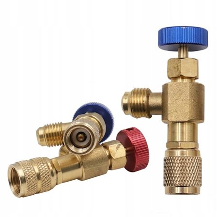 Täyttöventtiili Kylmäjärjestelmiin R32/R410A Sininen – Tarkka Liitäntä | 11Mm/12Mm | Yhteensopiva Daikin, Mitsubishi kanssa