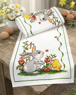 Stickset Läufer Ostern