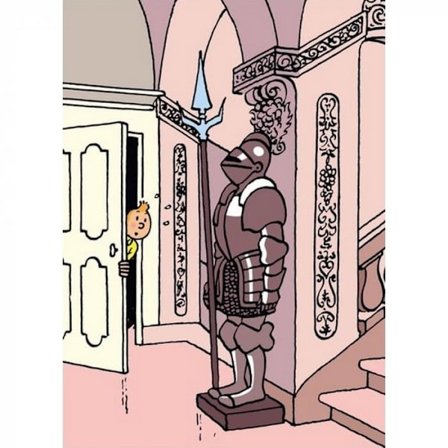 Tintin - Plastficka A4 - Enhörningens hemlighet 2