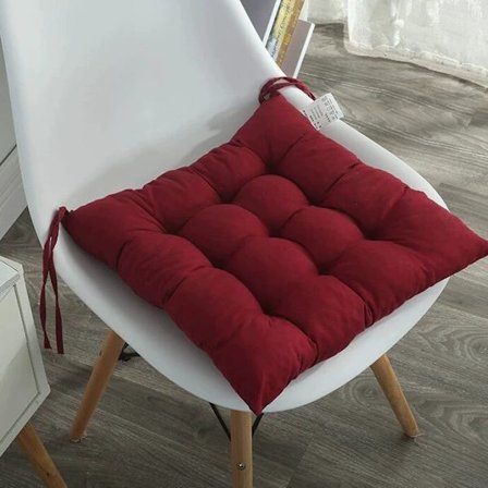 st bløde stolehynder, stolehynder med bånd, stolehynder spiseplads til have terrasse køkken spisestue (40x40cm)