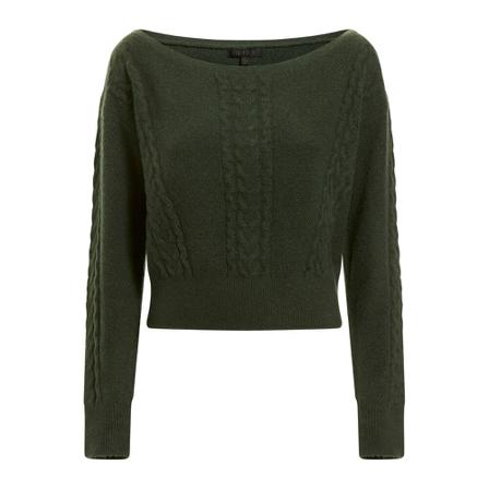 Guess, Round-neck Knitwear Groen, Dames, Maat:M