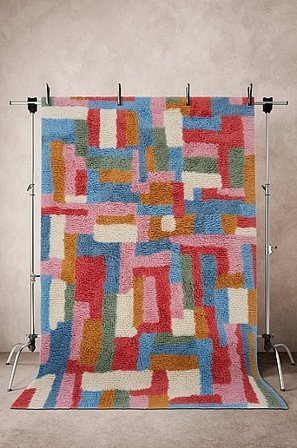 Jotex - Wollen Vloerkleed 200x300 Cm Multi Multi - GERRI - Koop Wollen vloerkleden bij Jotex