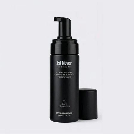 Copenhagen Grooming 1st Mover - Face & Beard Wash 150 ml, Mænd, Skægpleje, Skægshampoo