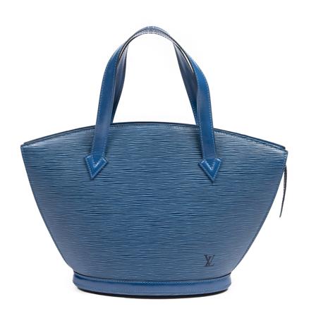 Louis Vuitton Vintage St-Jacques PM blå, Dam Vintage Väskor, Dam, Storlek: ONE SIZE