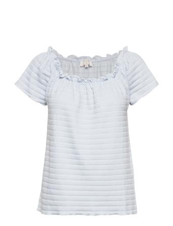 Toricr T-Shirt T-shirts & Tops Short-sleeved Sininen Cream