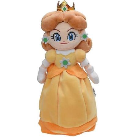 26cm Princess Peach plysj leketøy Princess Daisy plysj leketøy Super Mario dukke leketøy gaver til barn (prinsesse Daisy) (FMY)