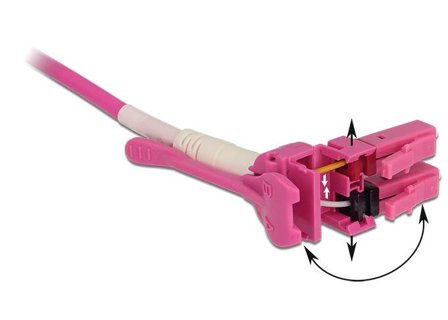 Delock nettverkskabel - 5 m - fiolett