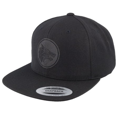 Vikings - Black snapback Czapka Z Daszkiem - Fenrir Wolf Knot Black Snapback @ Hatstore