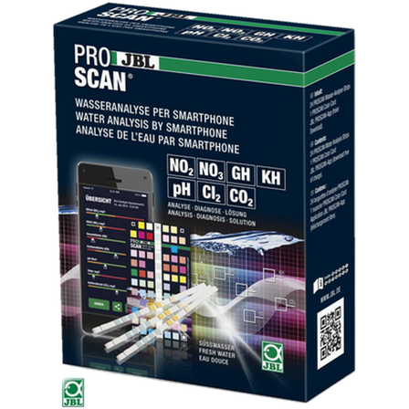 JBL - ProScan Water Test Smartphone Analysis Freshwater 24-p - Akvaristikk - Vannpreparat - Vanntester - ZOO.no