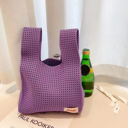 Hollow Out Handväska Handväska LILA