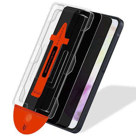 2-PACK Samsung A35 Privacy Näytönsuoja - Karkaistu Lasi | [Automaattinen Asennus] - Kuplaton