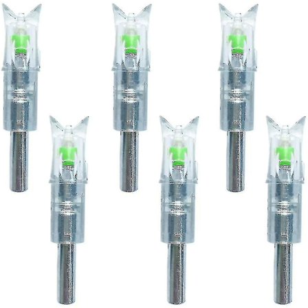 6-pack Lighted Nocking för 7,62 mm diameter armborstskruvar, G