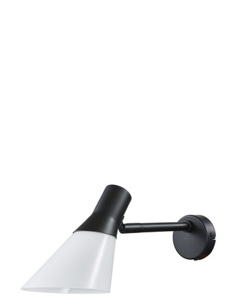Gent Væglampe Mat Sort/ Opal Black Dyberg Larsen