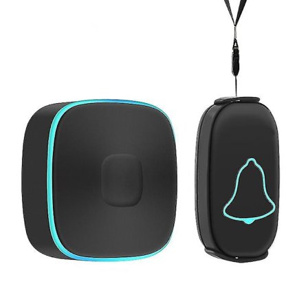 Nødklokke for eldre og pasienter ved senga Trådløs dørklokke Hjemmekall om hjelp En Ke