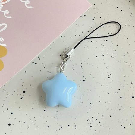 Phone Lanyard Phone Charms BLÅ