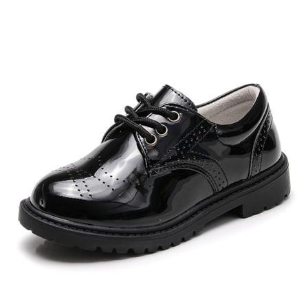 Pojkar Slip On Flats Rund Toe Klänning Skor