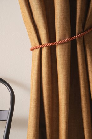 Jotex - Gardinbånd 2-pk Ocrabrun - SNODDAS - Kjøp Gardinholdere hos Jotex