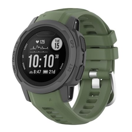 Garmin Instinct 2S Klockarmband i Silikon - Grön