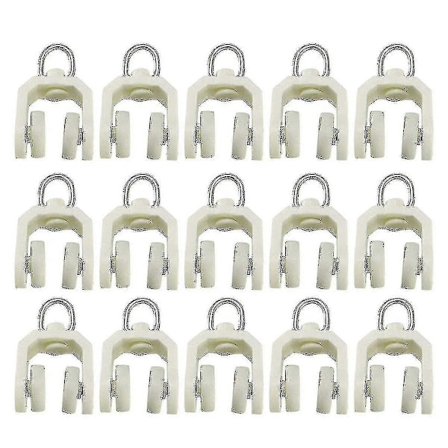 50 kpl Joustava Taivutettava Verhokiskon Rulla Kattokiskon Tarvikkeet (LGL)