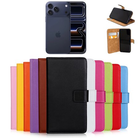 Iphone 17 Pro Max pung etui tegnebog etui cover gul -