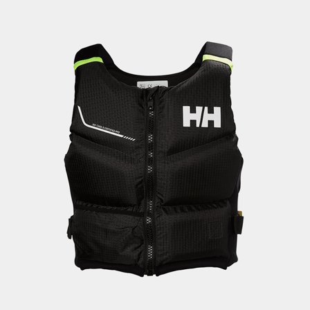 Svømmevest til børn Helly Hansen Rider Stealth Zip 50N Ebony, 30 - 50 kg