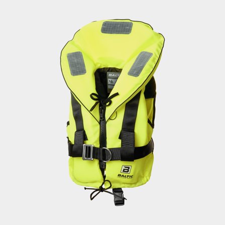 Reddingsvest voor kinderen & baby Baltic Ocean Sele 100N, UV-geel, 30 - 40 kg (junior)