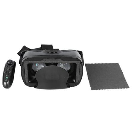 Virtual Reality-headset med justerbara remmar, immersivt ögonskydd, 3D VR-glasögon för att spela 3D-spel och film