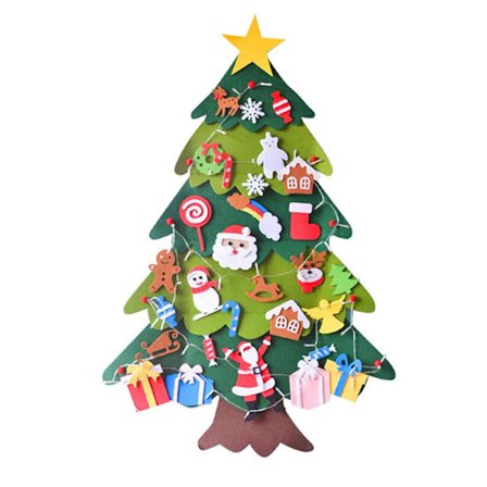 Filtet Juletræ til Småbørn, Montessori Filtet Juletræ