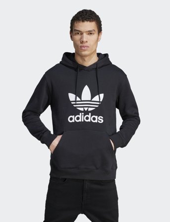 adidas Originals Trefoil Hoody - Black - L
