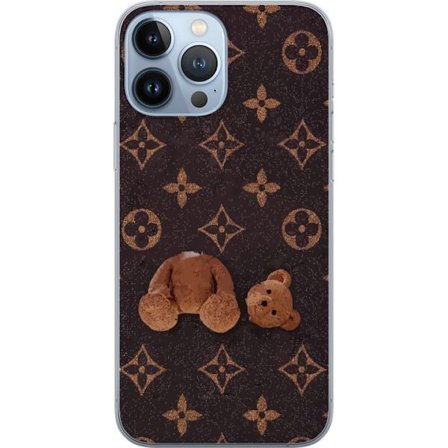 Yhteensopiva Puhelinkuori Apple Apple iPhone 13 Pro Max Graafinen monogrammikuvio, jossa taiteellisesti muotoiltu nalle