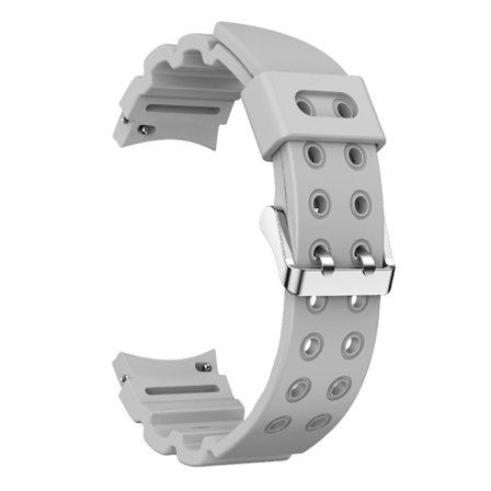 Samsung Galaxy Watch 5 (44mm) / (40mm) / 4 (44mm) / (40mm) klockarmband i silikon - Ljusgrå