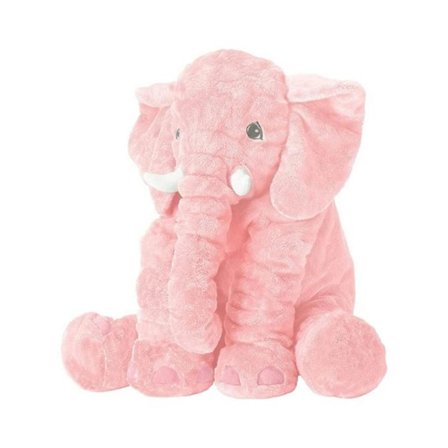 Kæmpe Elefant Pude - Blød og Hudvenlig Plysstof - Fyldt med Blød PP Bomuld - Realistisk