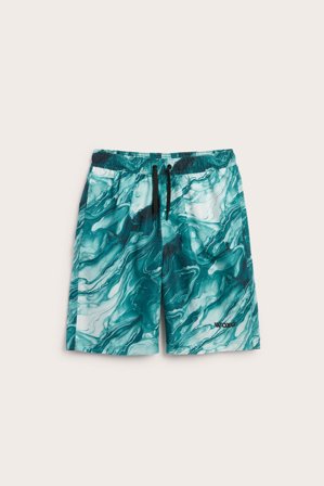 Kappahl | Szorty kąpielowe we wzory Zielony 170 | Zielony