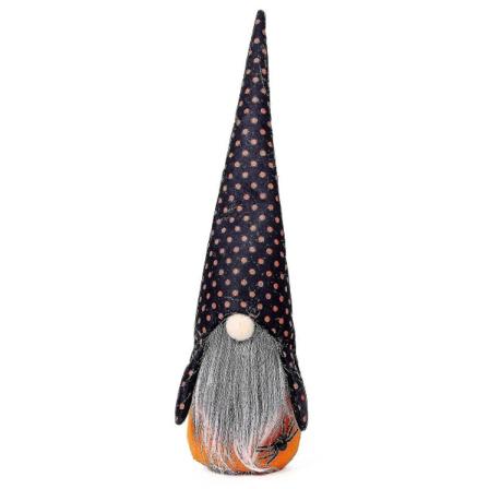 Halloween Ansigtsløs Dukke, Halloween Dekorationer (sort Hat) F