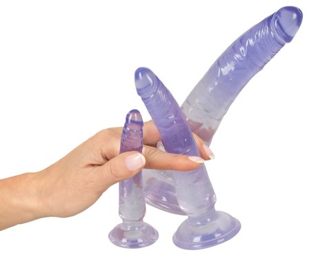 Crystal Clear Blue Anal Training Set - Vuxen.se - Buttplug, stora & små butt plugg