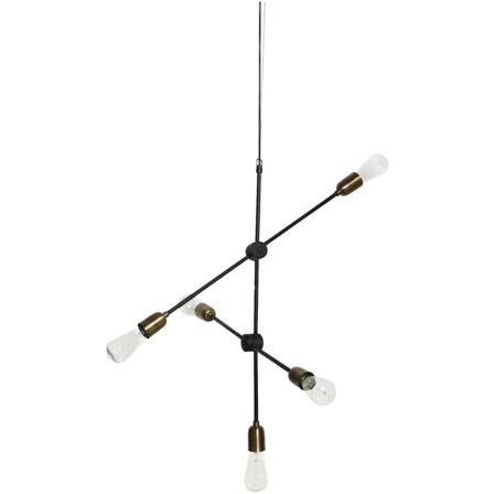 House doctor Lampe Molecular 5 Svart
