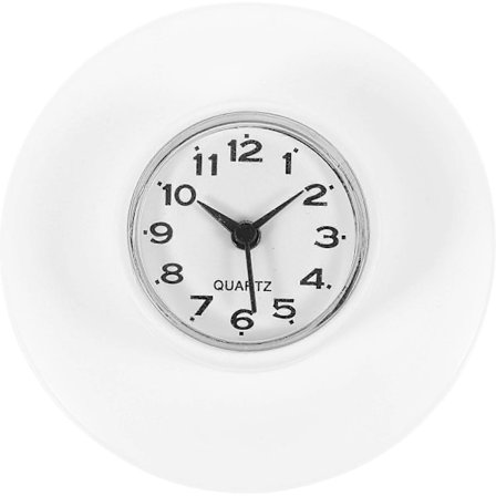 Baderomsklokke Vanntett Dusjklokke Sugekopp Bordklokke for Kjøkken