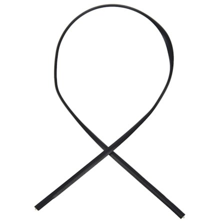 Genanvendelige Twist-Bindestrenger i Plastik til Kabler og Ledninger - 100 stk. Sort