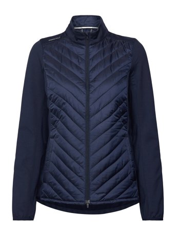 PUMA Golf W Frost Quilted Jacket - Navy - XL