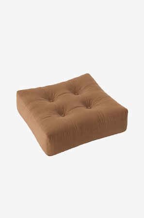 Karup Design - Puff More, bomull - Brun - Fotpallar & puffar - Från Homeroom