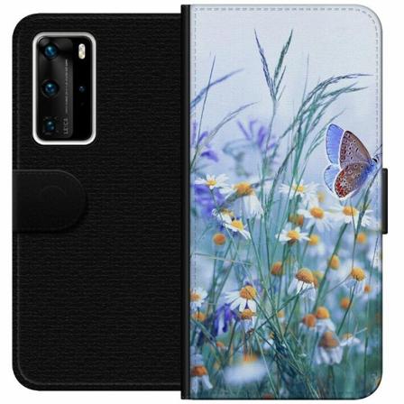 Huawei P40 Pro Plånboksfodral Blommor