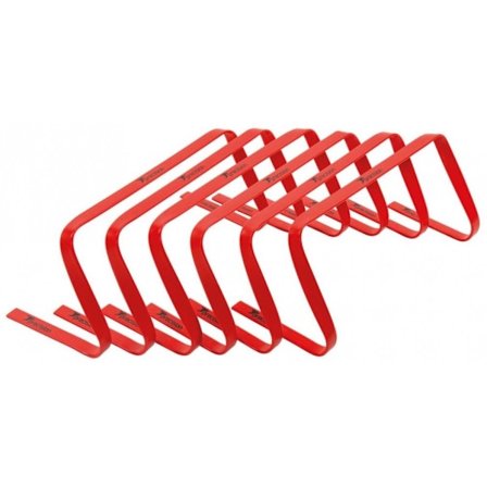 Precision platta häckar (6-pack) 9 tum röd