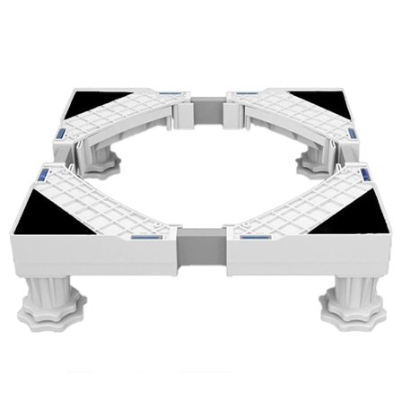 Vaskemaskinstativ, Vaskemaskine Tørretumbler Køleskab Fod, Justerbar Længde, Belastning 300 kg Anti Vib