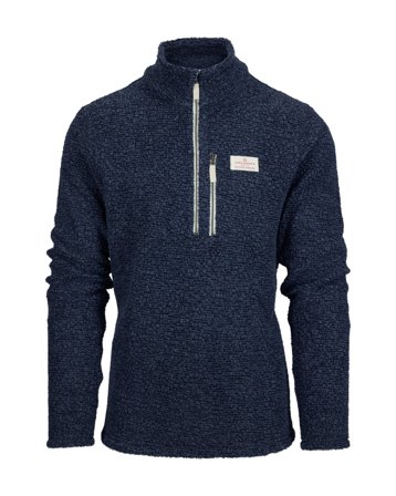 Amundsen Hut Half Zip Mens Faded Navy