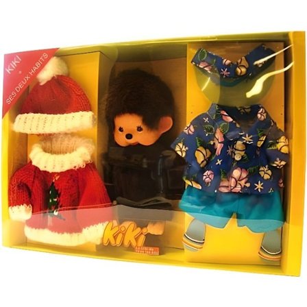 Pehmolelu - Kiki-pakkaus + Vaatteet - Nallet C346-001