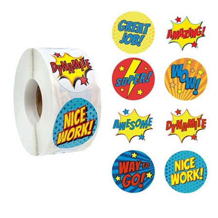 500st stickers klistermärken - Djur motiv - Cartoon