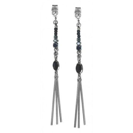 Garance: Långa örhängen med 3 korta stänger