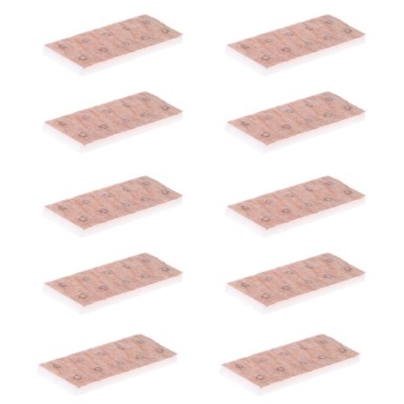 100 st Akupunktur Öronpunkter Engångs Press Fästa Nålar 0.22x1.5mm Hud